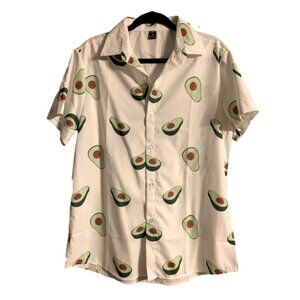 🥑 Avocado Button Down Shirt NWOT 🥑